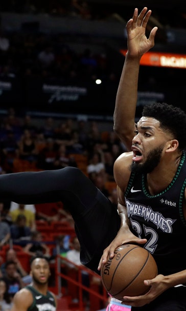 Towns has huge night, Minnesota tops Miami 113-104